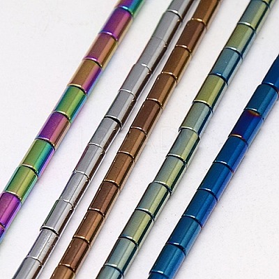 Electroplate Non-magnetic Synthetic Hematite Beads Strands G-J162-C-M-1