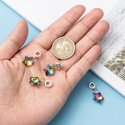 Tibetan Style Alloy Large Hole European Dangle Charms X-PALLOY-JF00040-1