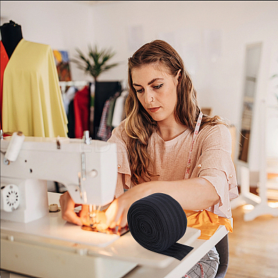 9.4 Yards Flat Polyester Elastic Cord/Band EC-HS0001-01B-1