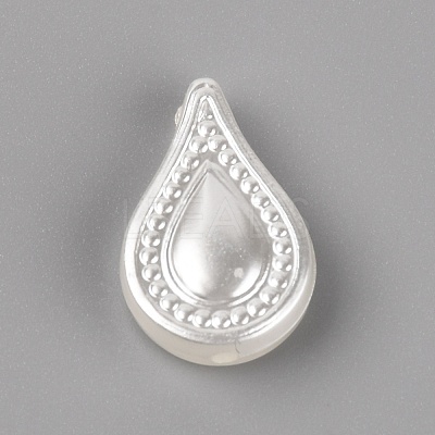 Opaque Acrylic Beads LS-OACR-WH0026-02A-1