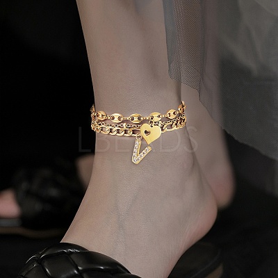 Anklets Sets AJEW-AN00383-26-1