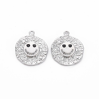 Brass Micro Pave Black Cubic Zirconia Pendants KK-S356-683B-1