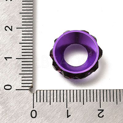 Brass Rhinestone Spacer Beads KK-M313-44D-02-1
