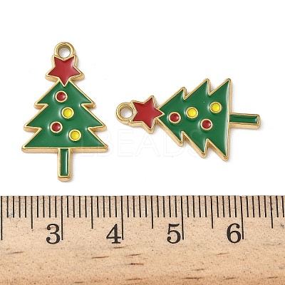304 Stainless Steel Enamel Pendants STAS-L300-012G-28-1