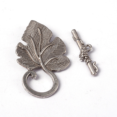 Alloy Toggle Clasps X-PALLOY-A20005-AS-LF-1