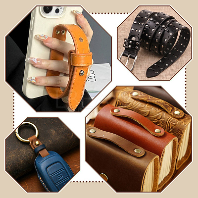 40Sets 4 Colors Alloy Screw Clasps BUTT-PH0001-30A-1