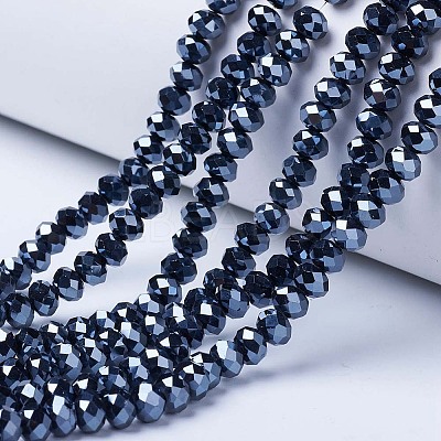 Electroplate Glass Beads Strands LS-EGLA-A034-P2mm-A18-1