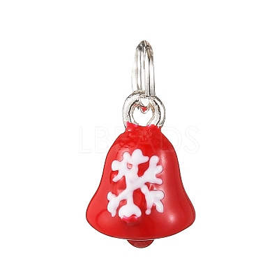 Christmas Themes Alloy Enamel Pendants FIND-I063-01L-1
