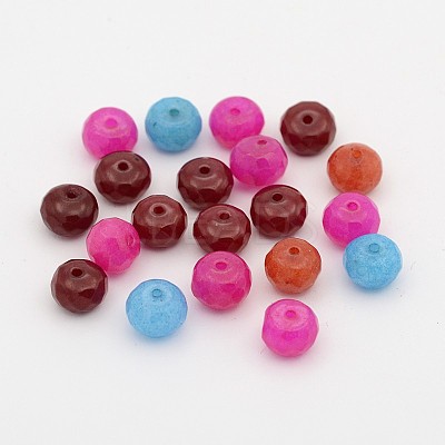 Natural White Jade Beads X-G-R171-4x6mm-M-1