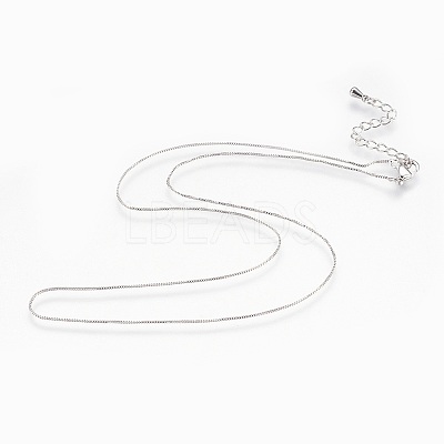 Brass Chain Necklaces X-NJEW-P222-05P-1