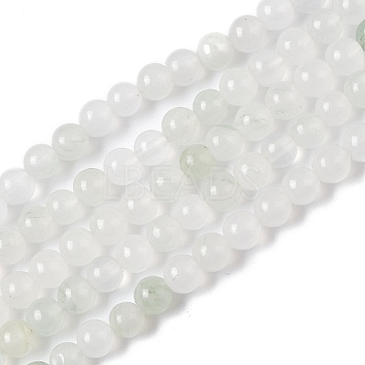 Natural Tianshan Cui Quartzite Beads Strands X-G-B046-01E-1