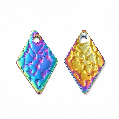 Ion Plating(IP) 304 Stainless Steel Pendants STAS-F290-12MC-1