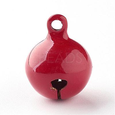Brass Bell Pendants KK-G281-A03-1