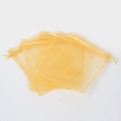 Organza Gift Bags with Drawstring OP-R016-13x18cm-15-1