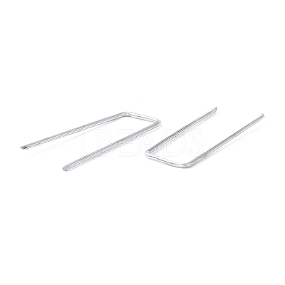 200Pcs 2 Style Galvanized Iron M-Shape pins TOOL-GA0001-54-1