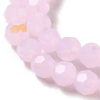 Imitation Jade Glass Beads Strands X-EGLA-A035-J4mm-L02-1