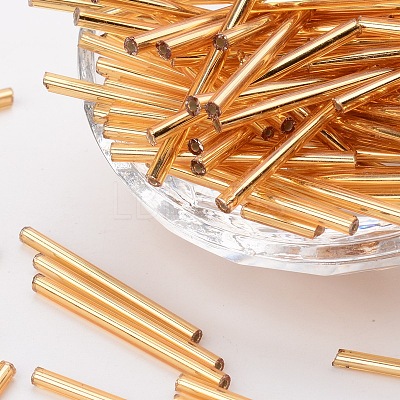 Glass Bugle Beads X-GT001-2-1