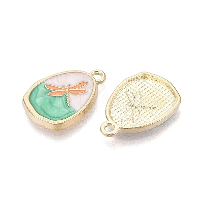 Alloy Enamel Pendants ENAM-N069-11KCG-1