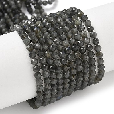 Natural Labradorite Beads Strands G-L622-C03-4mm-1