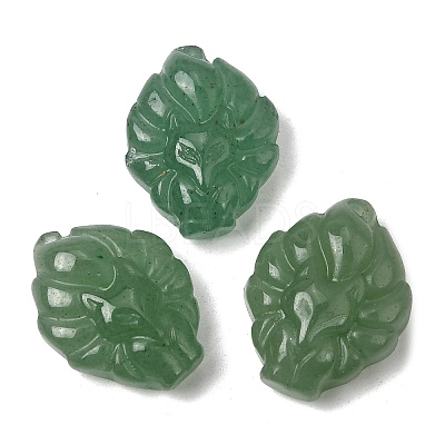 Natural Green Aventurine Carved Pendants G-D105-02-1