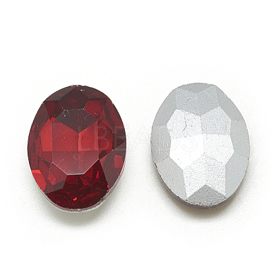 Pointed Back Glass Rhinestone Cabochons RGLA-T080-10x12mm-07-1
