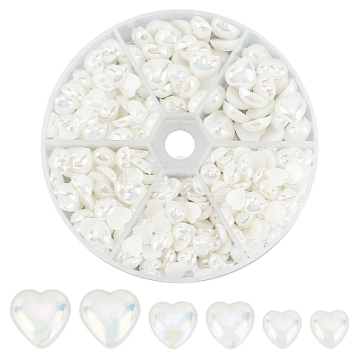 ABS Plastic Imitation Pearl Cabochons PACR-AR0001-02-1