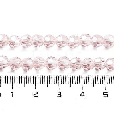 Electroplate Transparent Glass Beads Strands LS-EGLA-A035-T6mm-A20-1