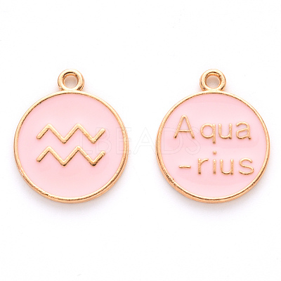 Alloy Enamel Pendants ENAM-S124-01A-09J-1