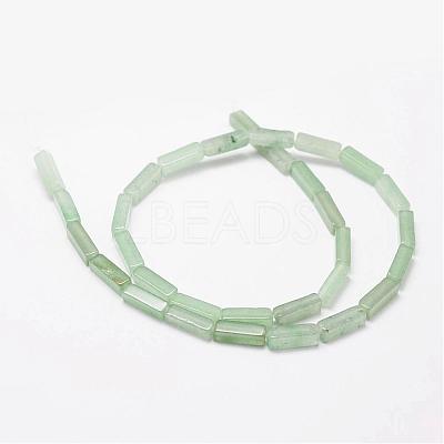 Natural Green Aventurine Beads Strands G-N0175-06-4x13mm-1