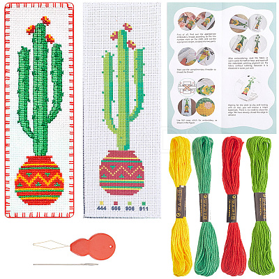DIY Bookmark Cross-Stitch Kit DIY-SC0029-43B-1