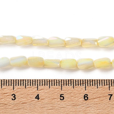 Ombre Effect Dyed Glass Beads Strands GLAA-I059-01D-1
