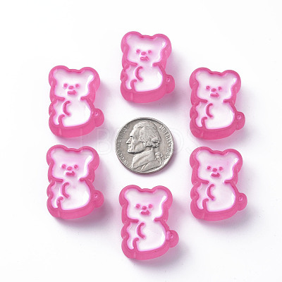 Transparent Acrylic Beads X-MACR-S374-07B-02-1