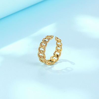 304 Stainless Steel Open Cuff Finger Ring EK4200-1-1