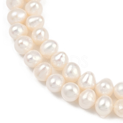 Natural Cultured Freshwater Pearl Beads Strands PEAR-I007-07Y-01A-1