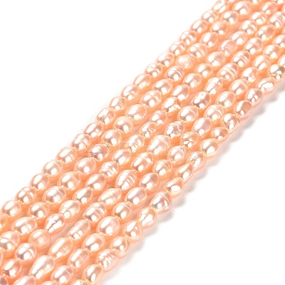 Natural Cultured Freshwater Pearl Beads Strands PEAR-E016-163-1
