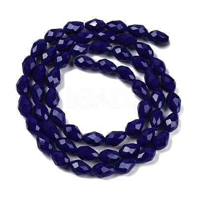 Opaque Solid Color Beads Strands EGLA-N013-P8mm-D03-1