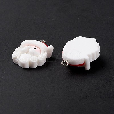 Christmas Theme Opaque Resin Pendants FIND-E025-14-1