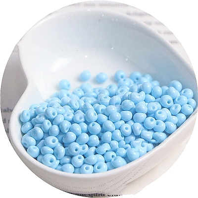 Macaron Baking Paint Glass Seed Beads PW-WGB8861-30-1