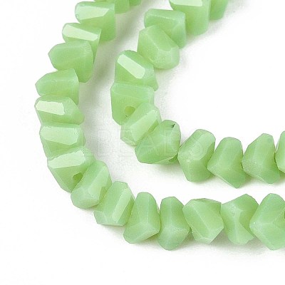 Opaque Glass Beads Strands GLAA-N019-4mm-16-1