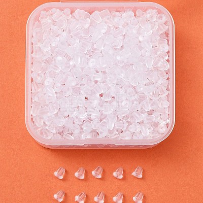 600Pcs Plastic Bell Ear Nuts FIND-FS0001-83-1