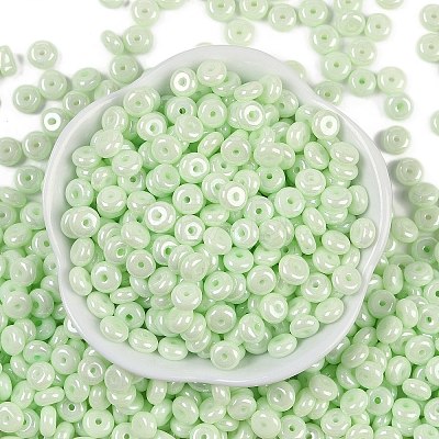 Opaque Colours Luster Glass Seed Beads X1-SEED-P008-01C-02-1