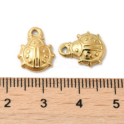 Manual Polishing 304 Stainless Steel Charms STAS-P335-44G-1