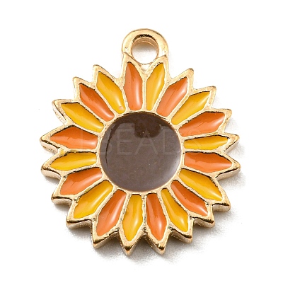Thanksgiving Day Alloy Enamel Pendants X-ENAM-D060-01A-KCG-1
