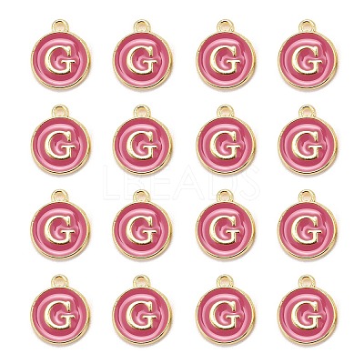 Golden Plated Alloy Enamel Charms LS-ENAM-S118-08G-1