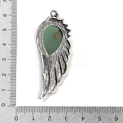Natural Green Aventurine Big Pendants G-G112-02AS-01-1