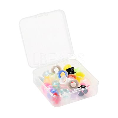 32Pcs 16 Colors Silicone Glitter Thin Ear Gauges Flesh Tunnels Plugs FIND-YW0001-19C-1