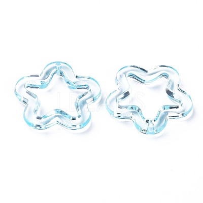Transparent Acrylic Beads MACR-S373-24-B08-1