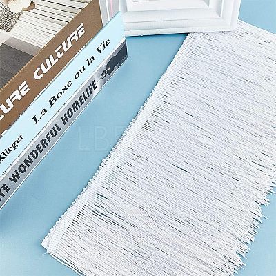 Polyester Tassel Fringe Trimming FIND-WH0043-60C-1