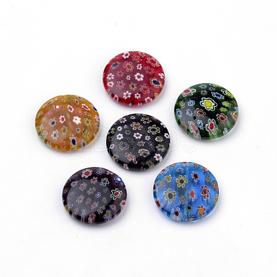 Handmade Millefiori Lampwork Beads X-LAMP-S187-05-1