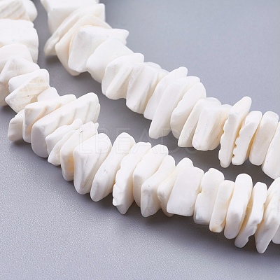 Natural Sea Shell Beads Strands BSHE-K012-08E-1